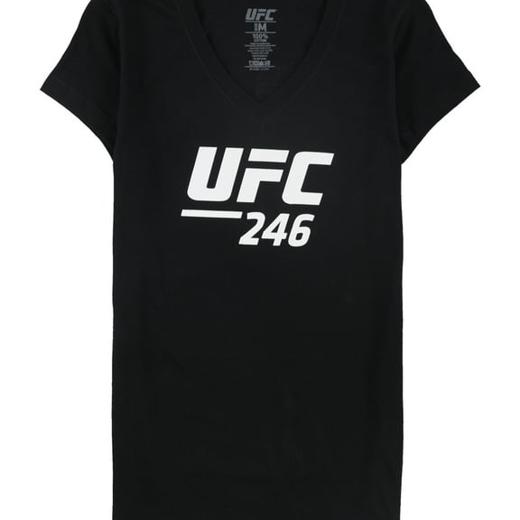 UFC Womens No. 246 McGregor Vs Cowboy Graphic T-Shirt, Black, X-Large