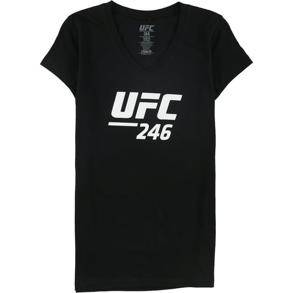UFC Womens No. 246 McGregor Vs Cowboy Graphic T-Shirt, Black, X-Large