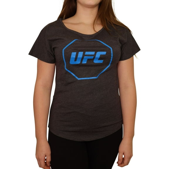 UFC Womens Octagon Logo Graphic T-Shirt, Black, XX-Large