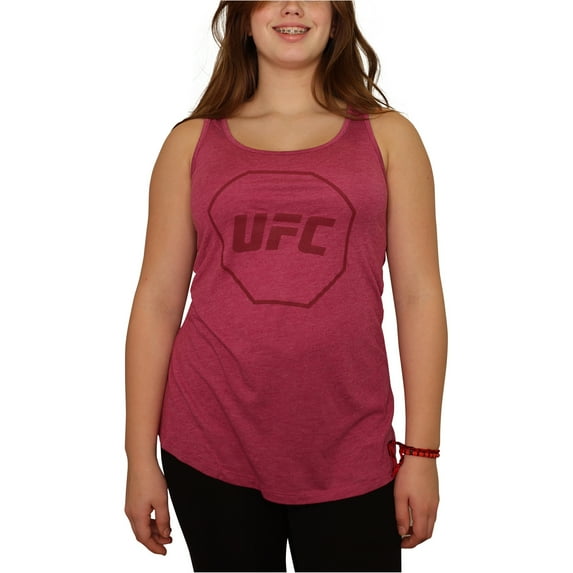 UFC Womens Octagon Logo Tank Top, Purple, Medium