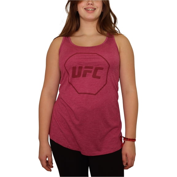 UFC Womens Octagon Logo Tank Top, Purple, Medium