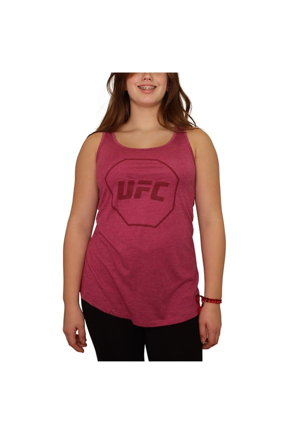 Womens Octagon Logo Tank Top, Purple, X-Large