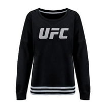 UFC Womens Roaring Glory Pullover Sweatshirt, Black, Large