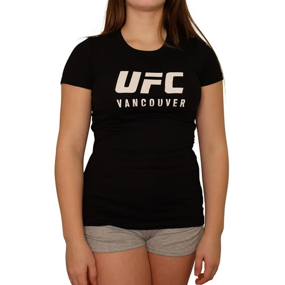 UFC Womens Vancouver Sept 14th Graphic T-Shirt, Black, Medium
