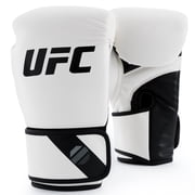 UFC Youth Fitness Training Gloves - 8oz, White - Durable Cardio Boxing Gloves, Ideal for Bag Work, Mitts, Kickboxing & Home Fitness