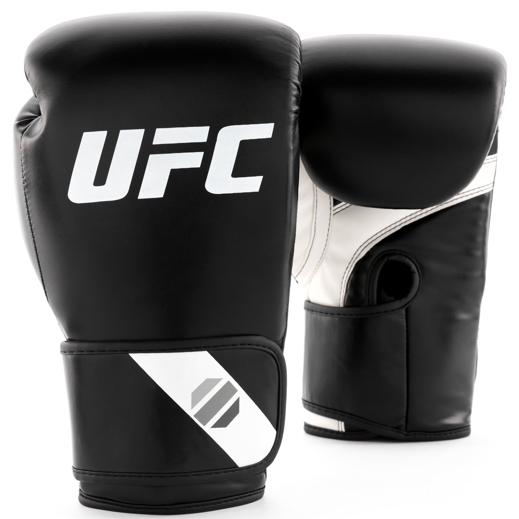 UFC Youth Fitness Training Gloves - 8oz, Black - Durable Cardio Boxing Gloves, Ideal for Bag Work, Mitts, Kickboxing & Home Fitness