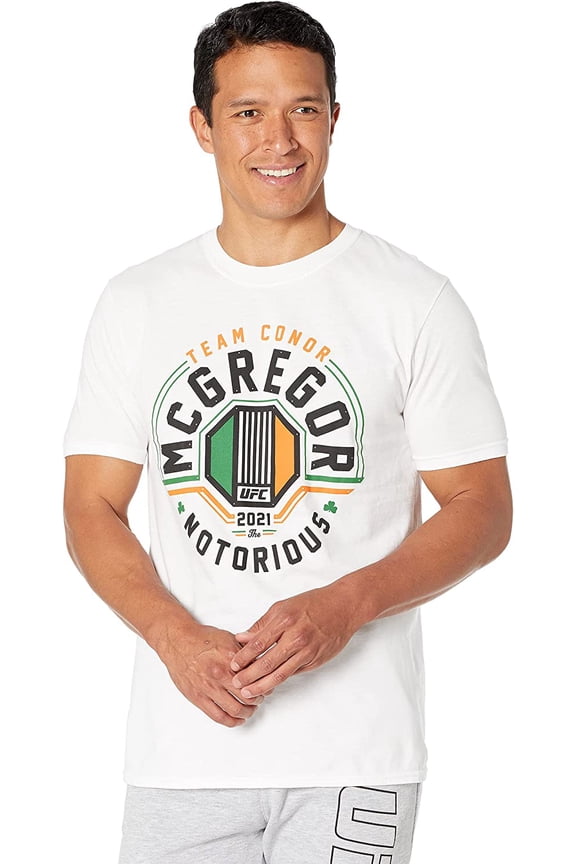 mens Ufc Conor Mcgregor Arch T-shirt X-Large White