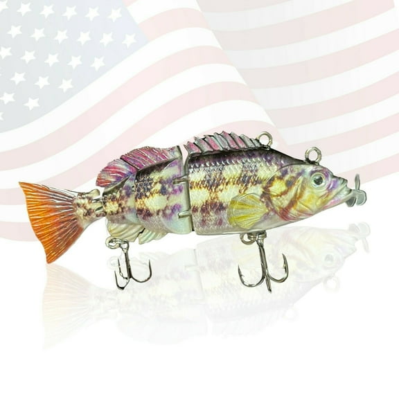 UFISH 3.5" Robotic Fishing Lure Swimming Wobbler Bass Bait River Bass