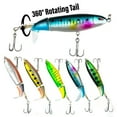 thumbnail image 1 of UFISH Whopper Plopper Topwater Bass Fishing Lure, 360 Rotating Tail Pike Bait, 1 of 3