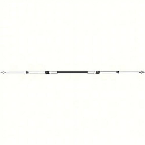 UFLEX C8 3300 Type Premium Universal Style Engine Control Cable 10-32 UNF, 7' -