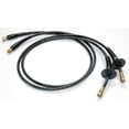 thumbnail image 1 of UFLEX Hydraulic OB-BHBR Hose Kit with Pre-Crimped Brass Fittings, Bulkhead Fittings and Bend Restrictors on Both Ends, 2pk, 1 of 1