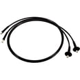 thumbnail image 1 of UFLEX Hydraulic OB-BHBR Hose Kit with Pre-Crimped Brass Fittings, Bulkhead Fittings and Bend Restrictors on Both Ends, 2pk, 1 of 1