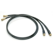 UFLEX Hydraulic OB Hose Kit with Pre-Crimped Brass Fittings and Bend Restrictors on Both Ends, 2pk