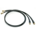 thumbnail image 1 of UFLEX Hydraulic OB Hose Kit with Pre-Crimped Brass Fittings and Bend Restrictors on Both Ends, 2pk, 1 of 2
