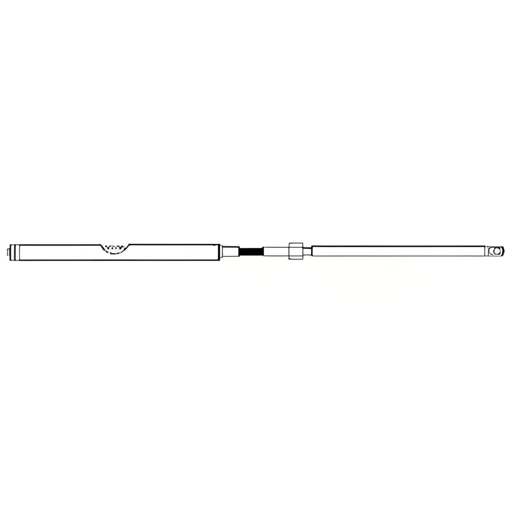 UFLEX M86 Universal Rack and Pinion Steering Cable, Replaces UFLEX, Morse Command 200 or