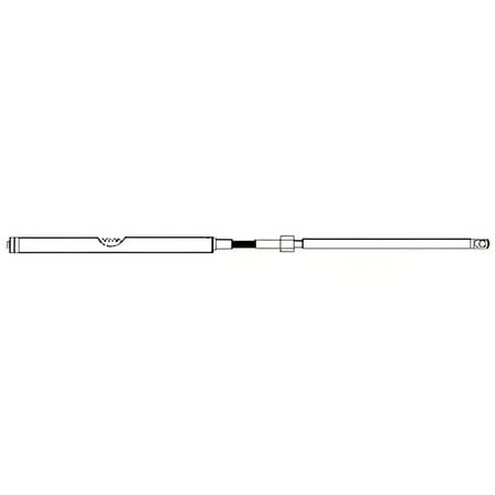 UFLEX M86 Universal Rack and Pinion Steering Cable, Replaces UFLEX, Morse Command 200 or Teleflex SSC124