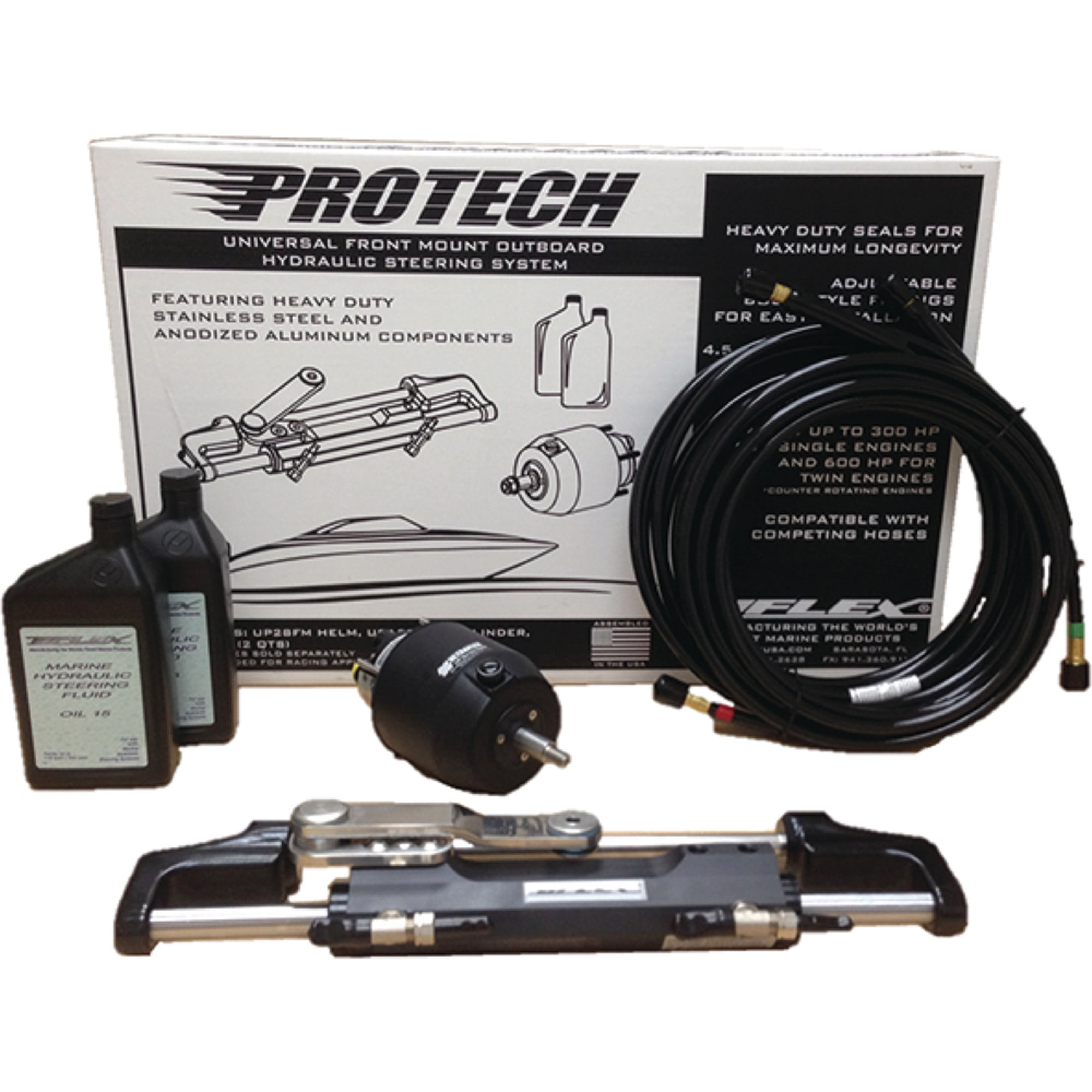 UFLEX Protech Hydraulic Front Mount OB Steering System (Hoses NOT