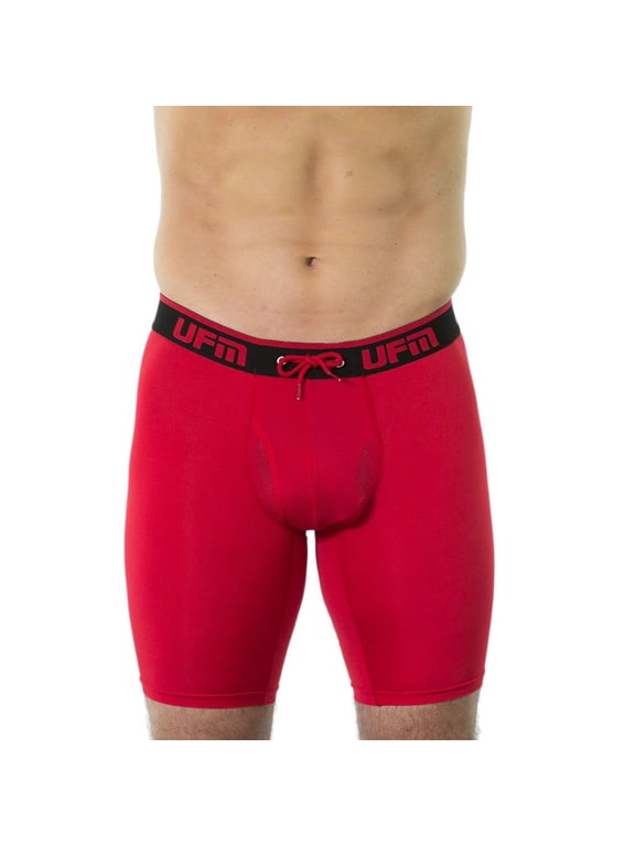 9 Polyester Boxer Brief Support Pouch Underwear Athletic Everyday Use Gen4 Red