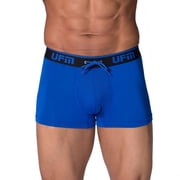 UFM Men s Polyester Trunk w/Patented Adjustable Support Pouch Underwear for Men Blue 42