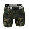 thumbnail image 1 of UFM Mens Polyester/Spandex 6 inch Inseam Boxer Brief Featuring UFM's Exclusive Patented Adjustable Support Pouch, Max Support, Camo, 40-42 Waist, 1 of 3