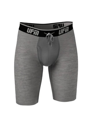 Underworks 12-Inch Belly Buster Zip-n-Trim Men’s Compression Underwear -  Black - S