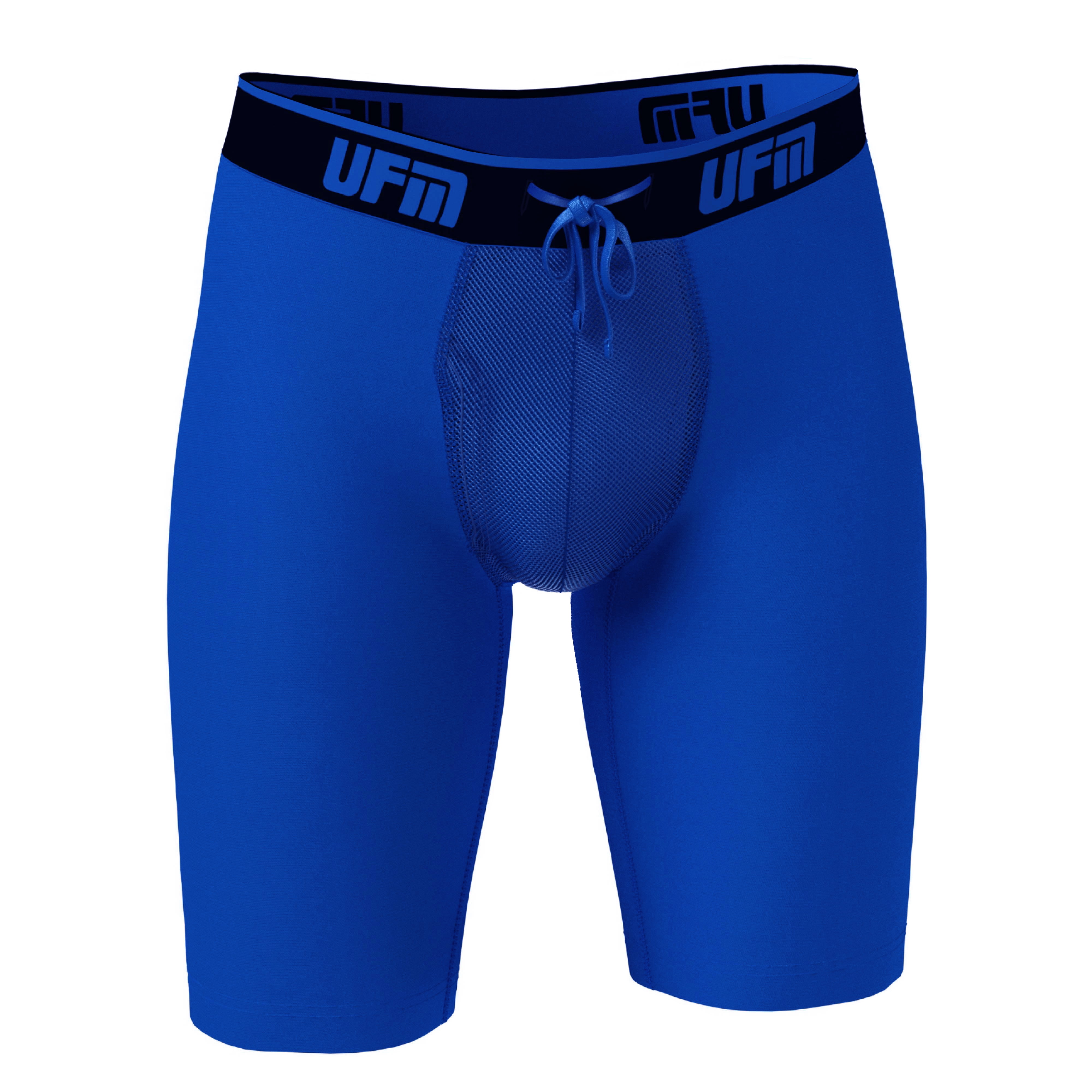 UFM Mens Underwear 9 Inch Inseam Poly Spandex Mens Boxer