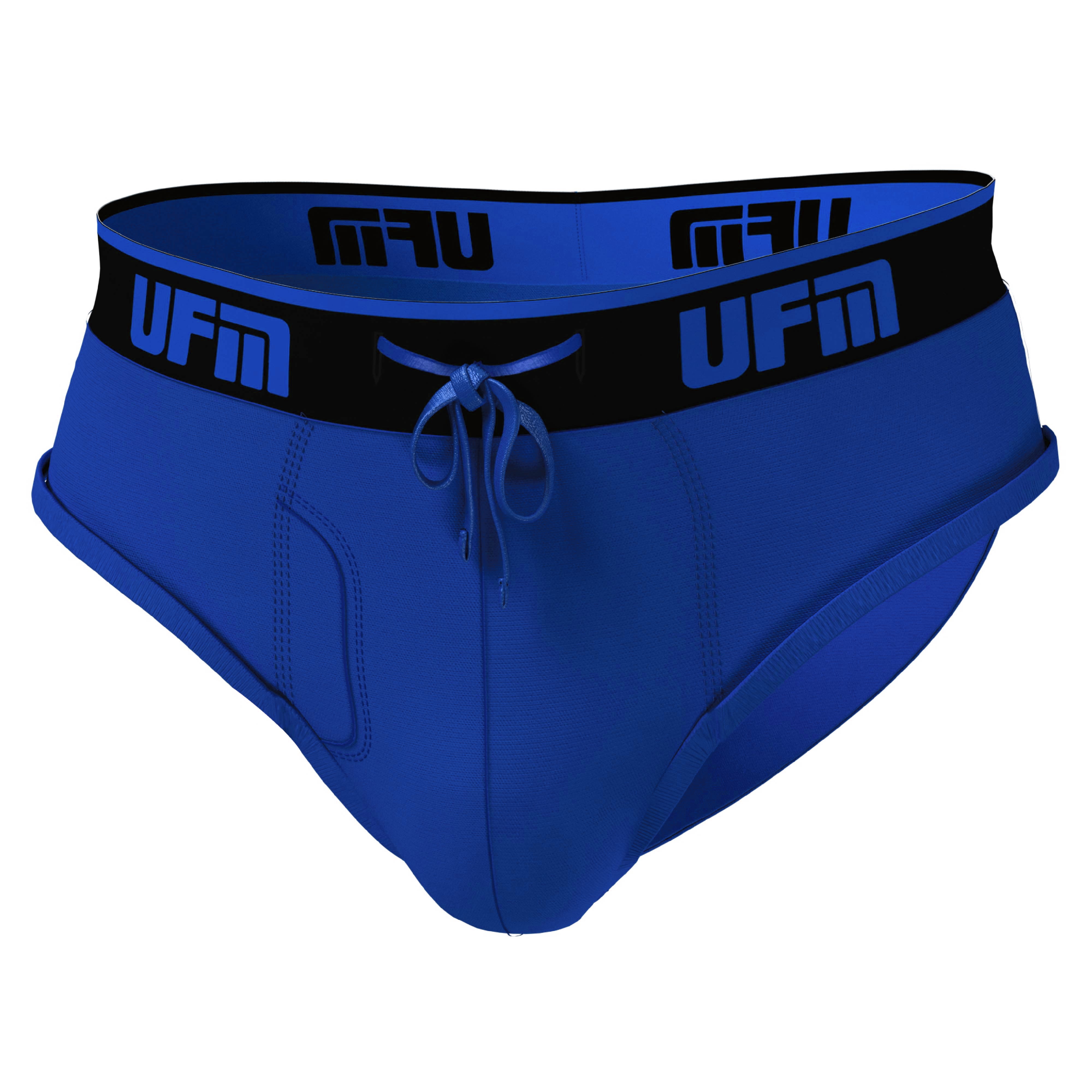 UFM Mens Underwear, Polyester-Spandex Mens Briefs, Regular and Adjustable  Support Pouch Men Underwear, 28-30 Waist, Red 