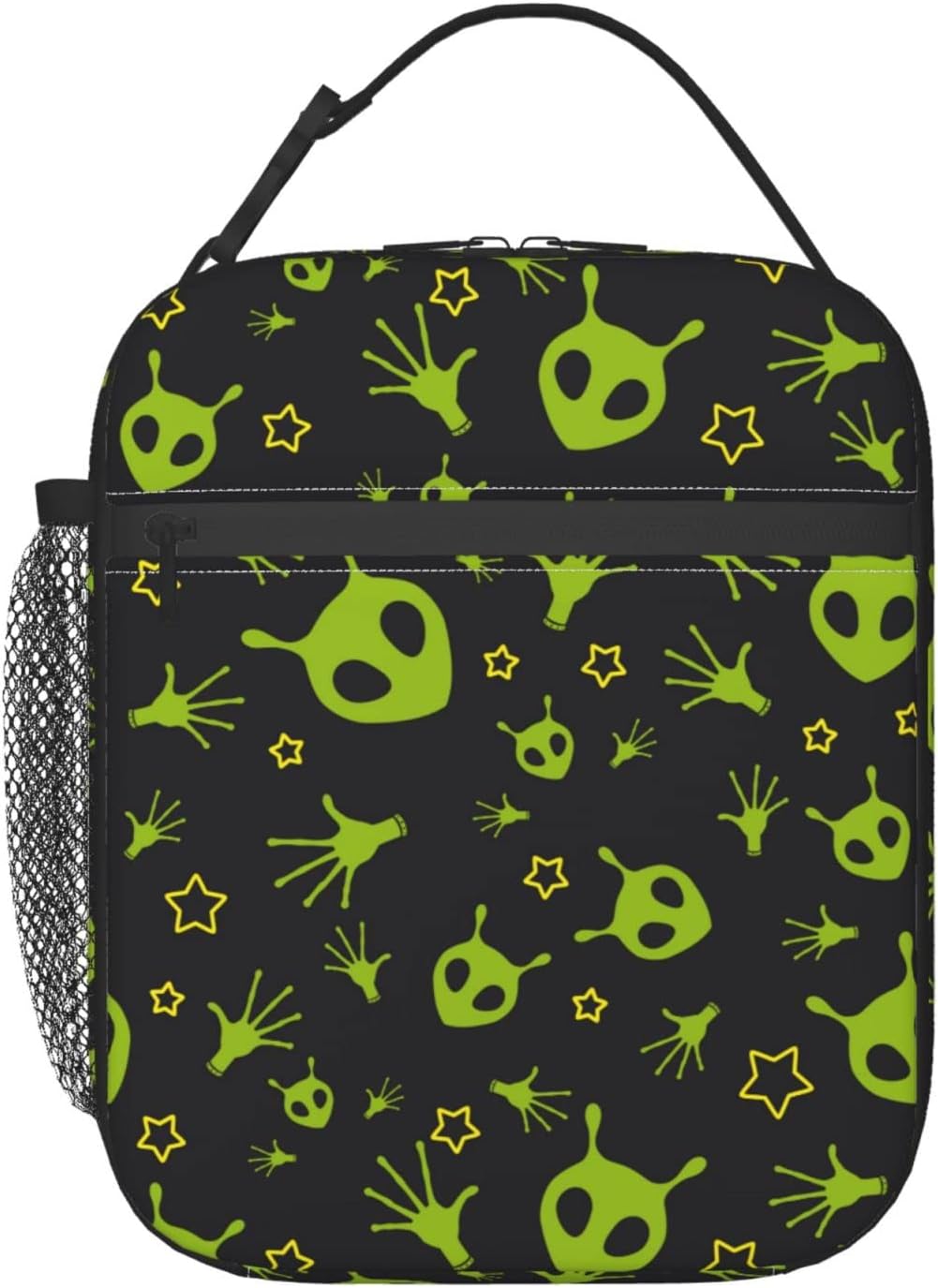 UFO Alien and Star Lunch Bag Lunch Box Insulated Meal Bag Food ...