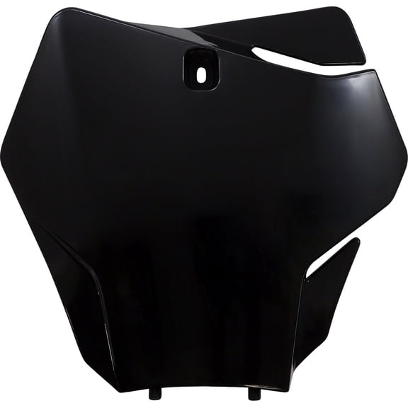 Ufo Plastics GG07130#001 Front Number Plate - Black