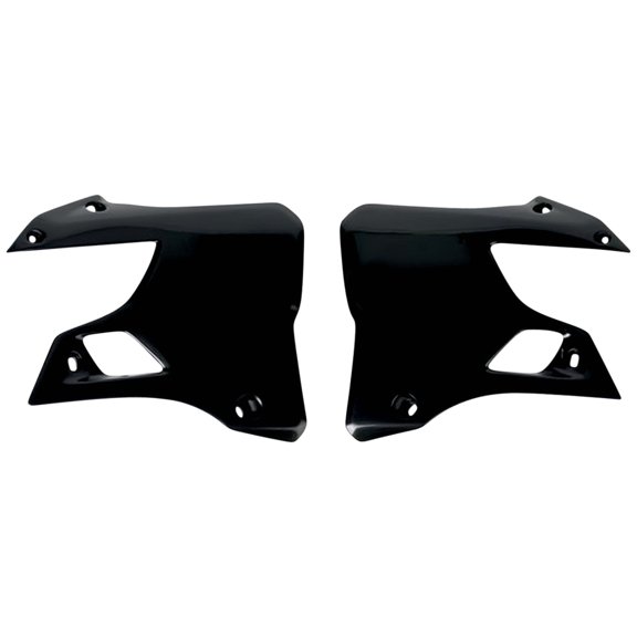 UFO Black Plastic Radiator Shrouds/Covers for 96-01 YZ125/YZ250 (YA02898-001)