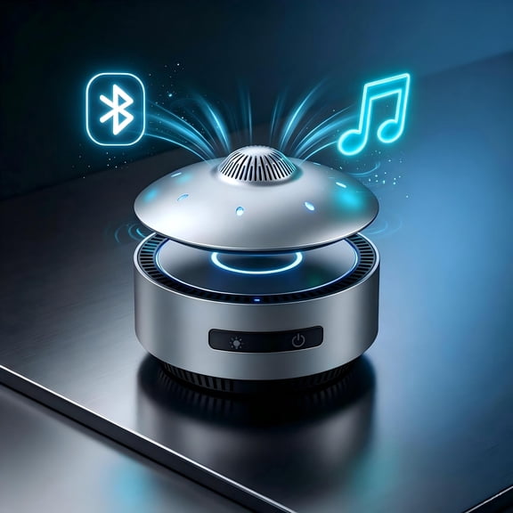 UFO Bluetooth Speaker, Playing Music & Automatic Floating in The Air, HiFi Speaker with Bluetooth 5.0,Magnetic Levitation Decor, Cool Tech Gadgets for Men, Unique Gifts for Home Office