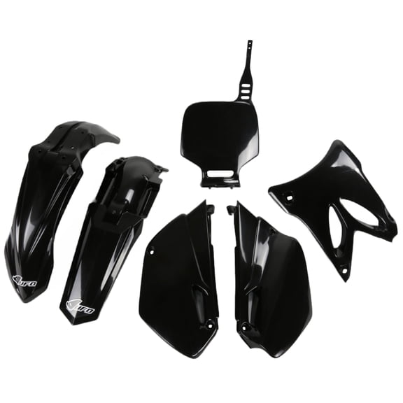 UFO Complete Restyle Black Body Plastics Kit for '02-14 YZ85 (YAKIT306K-001)