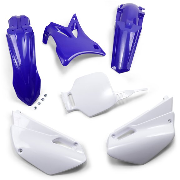 UFO Complete Restyle Blue/White Body Plastics Kit for '02-14 YZ85 (YAKIT306K-999)