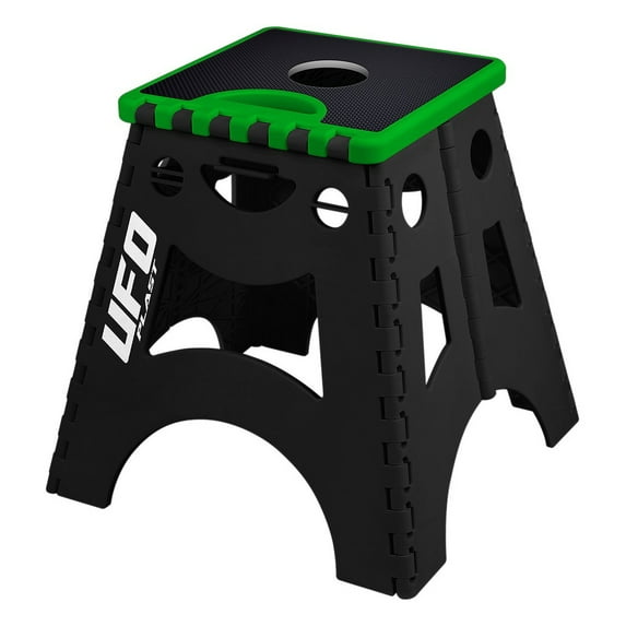 UFO Foldable Plastic MX Bike Stand Green/Black (AC02428A)