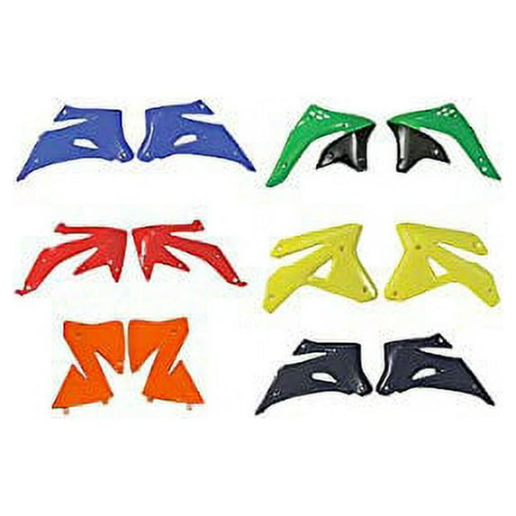 UFO HO04637-070 Replacement Plastic (FOR HONDA SHROUD RAD 09 CRF450 RED)