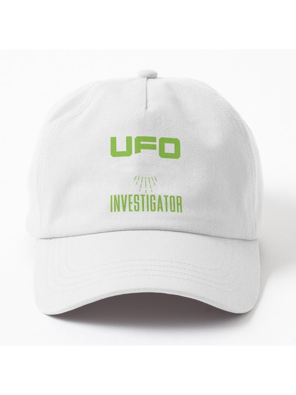 UFO Investigator Baseball Cap, Space Graphic Hat Style