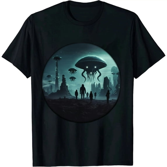 UFO Loch Ness Monster Mothman And Aliens! Cryptid T-Shirt
