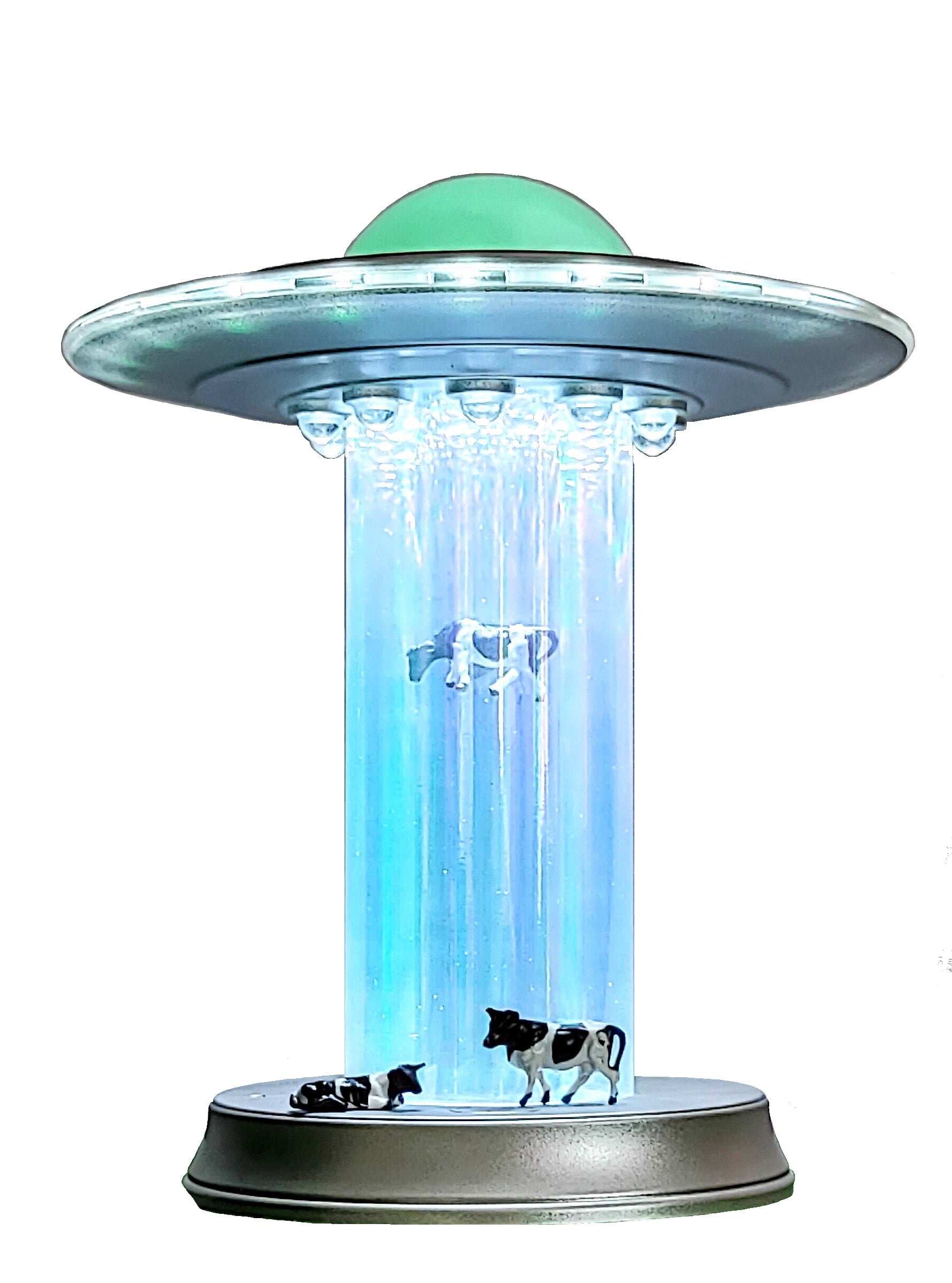 WAN TAI UFO Lamp, Galaxy II LED Night Light, Tractor Beam Cow Abduction ...