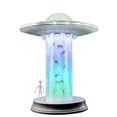thumbnail image 1 of UFO Model Human Abduction Touch Table Lamp LED Alien Encounter Decoration Area 51 Spacecraft Space Lover Holographic Décor Color Changing Futuristic Night Light Living Room Bedroom Shop (Galaxy III), 1 of 6