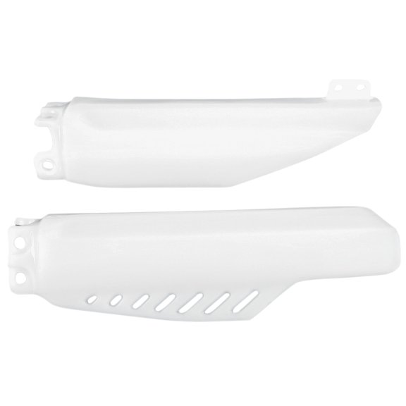 UFO Plastic Front Fork Slider Protectors Neutral (White) (HO04612280)