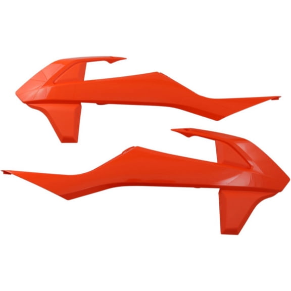 Ufo KT04085-127 Radiator Covers - 98-17 fits KTM Orange