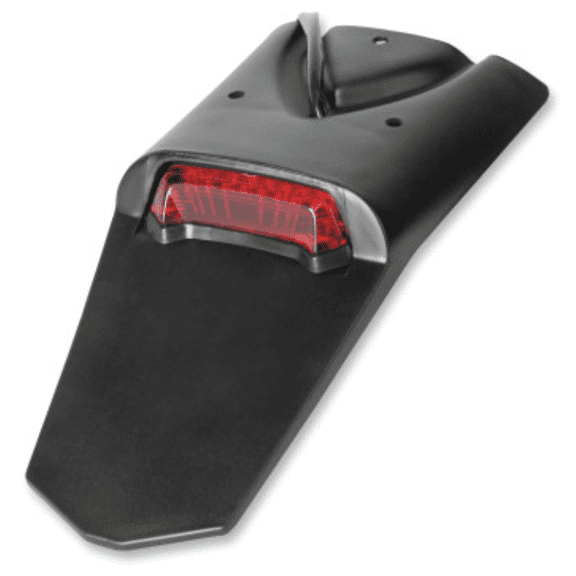 UFO Plastics PP01218-001 Taillight/License Plate Holder with No Turn Signals - Phantom