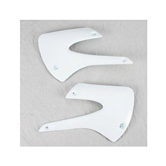 UFO Plastics Radiator Cover White for Kawasaki KX 85 100 01-08