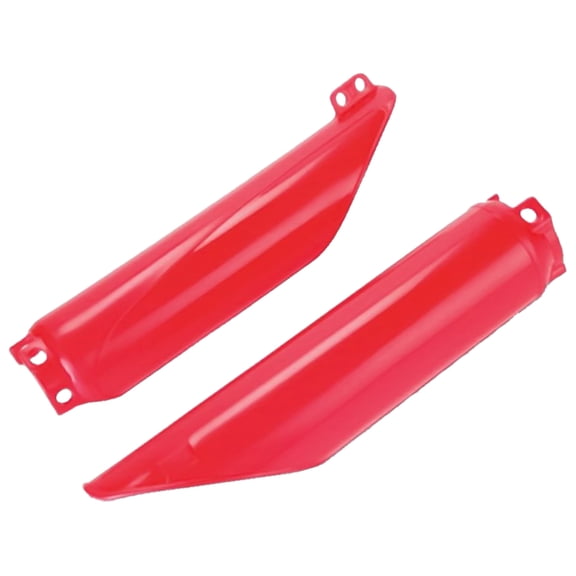 UFO Red Plastic Front Fork Slider Protectors (HO03672-067)
