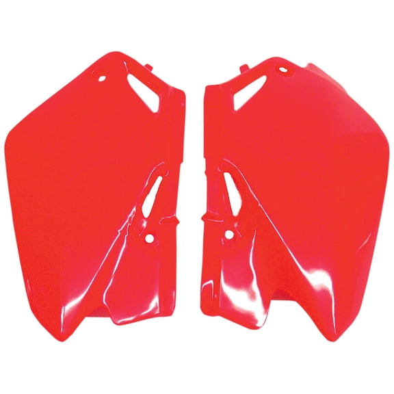 UFO Red Rear Plastic Side Panels for '03-21 Honda CR85 (HO03631-070)