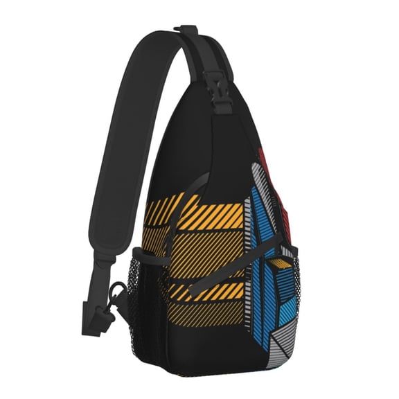 UFO Robot Goldrake Crossbody Bag Sports Half Grendizer Chest Bag Unisex Women Man Fashion Shoulder Backpacks Travel
