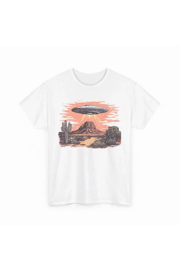 UFO Sci-Fi T-Shirt, Alien Graphic Tee, Cosmic Space Gift Shirt