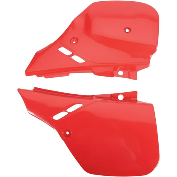 UFO Side Cover Plastic Panels Cherry Fighting Red for Honda 1988 89 CR 250 CR250