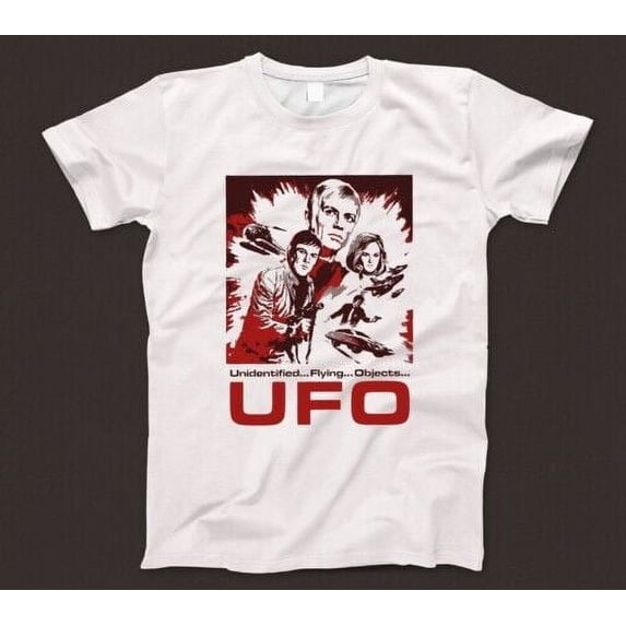 UFO T Shirt 834 1970s TV Show Alien Invasion Space 1999 The Invaders Time Tunnel