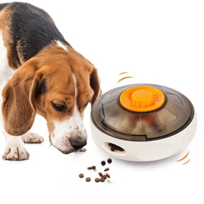 All For Paws Interactive Dog Puzzle Toy & Slow Feeder – Treat Dispenser Toy for Puppy IQ Training & Mental Stimulation, UFO, Beginner Level